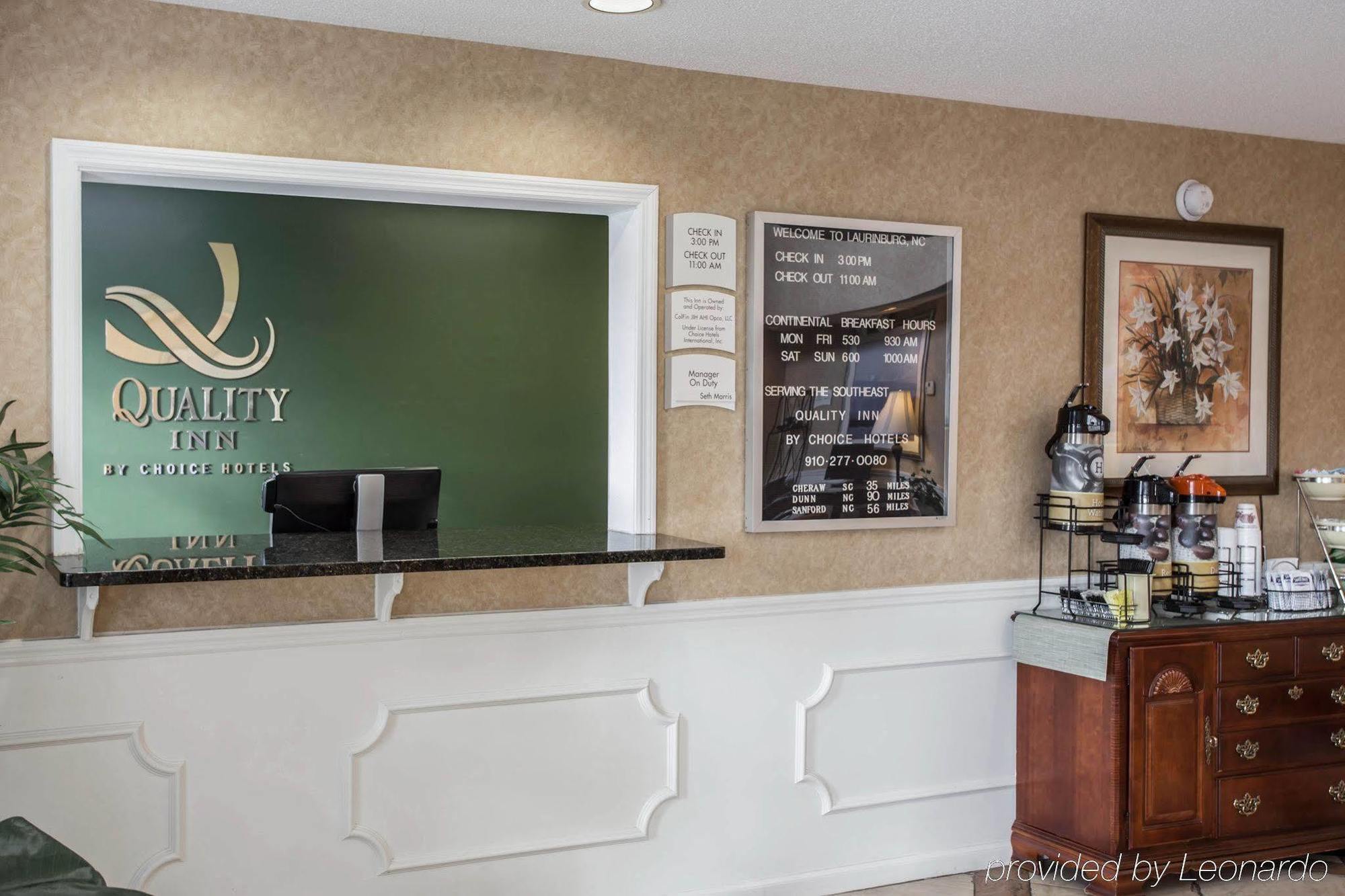 Quality Inn Laurinburg Exterior foto